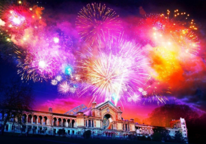 Alexandra Palace, London fireworks display