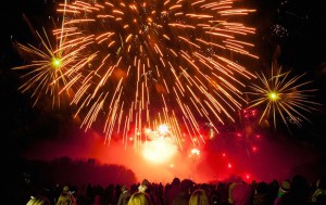 Roundhay Park, Leeds fireworks display