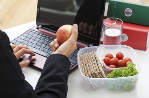 Office diet in a happy workplace