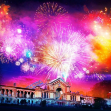 Alexandra Palace, London fireworks display