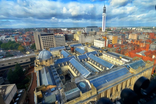 Birmingham city skyline
