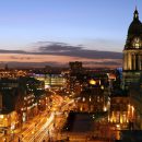 Leeds town hall and skyline