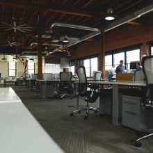 view of office interior