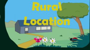 cartoon image of countryside