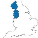 map of uk showing NW region