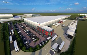 ogistics Park East Midlands Gateway aerial image 