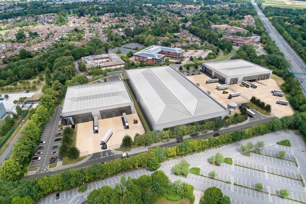 St Modwen Park aerial view