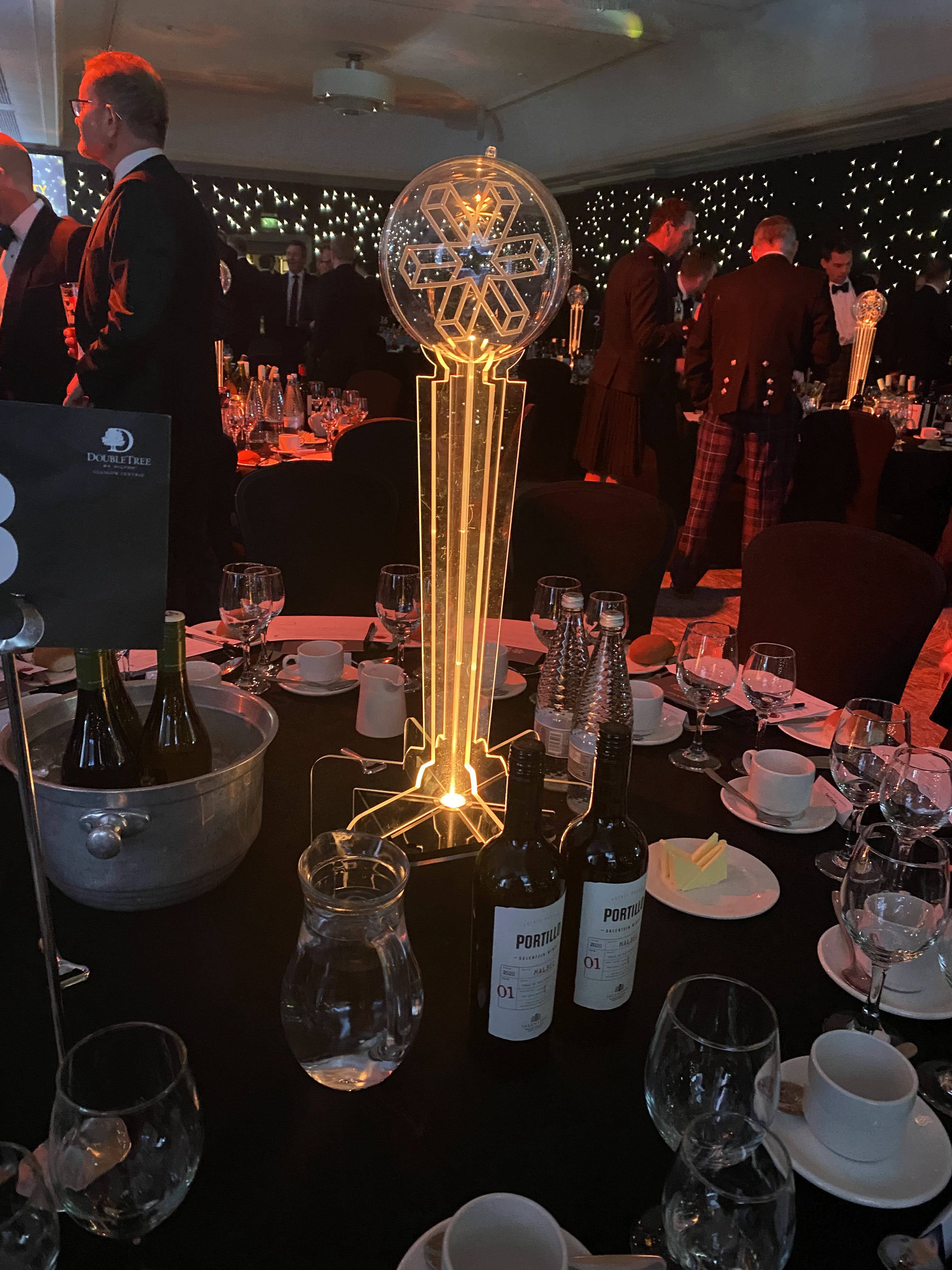 Scottish Property Awards table set