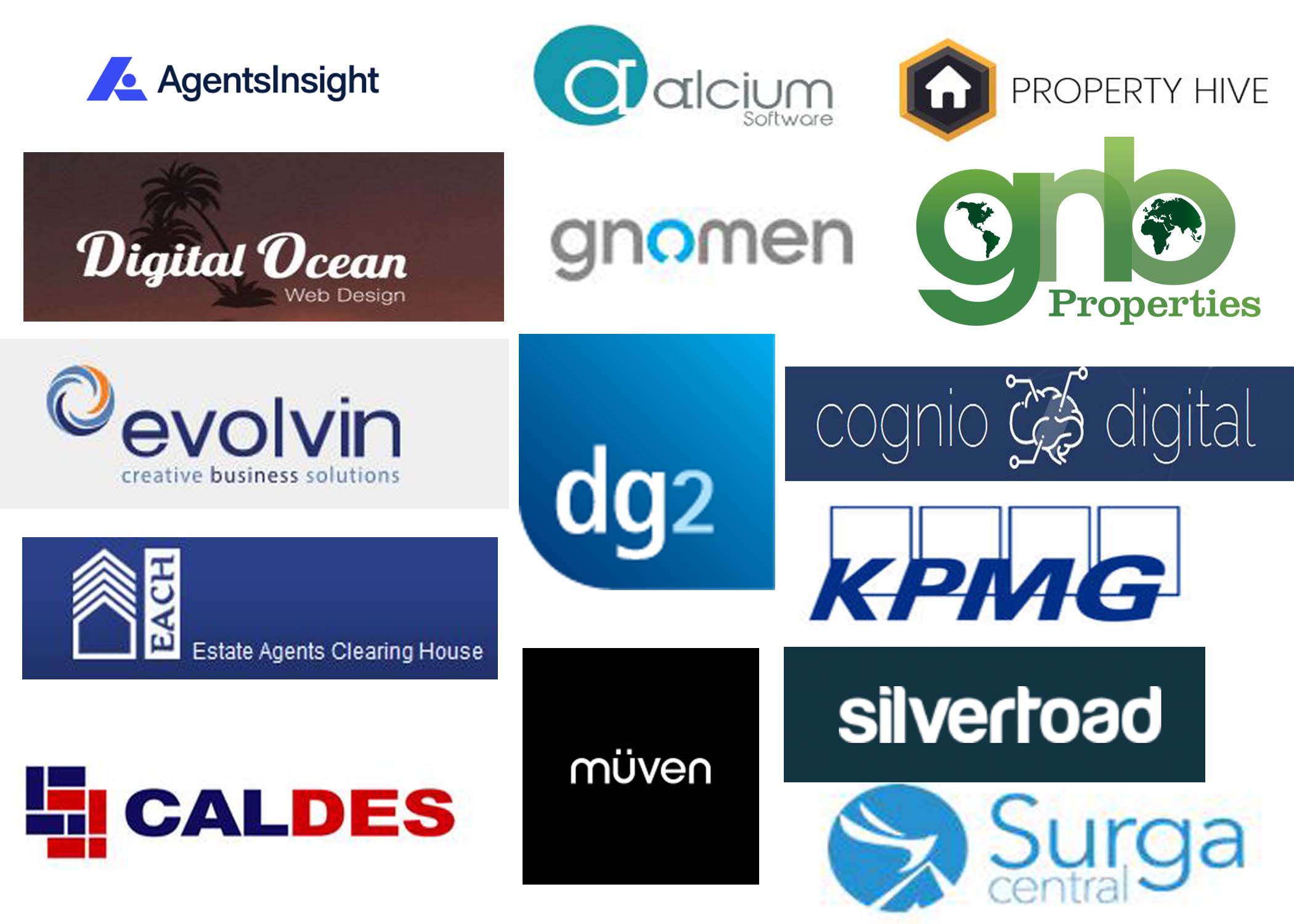 logo compilation of software developers 