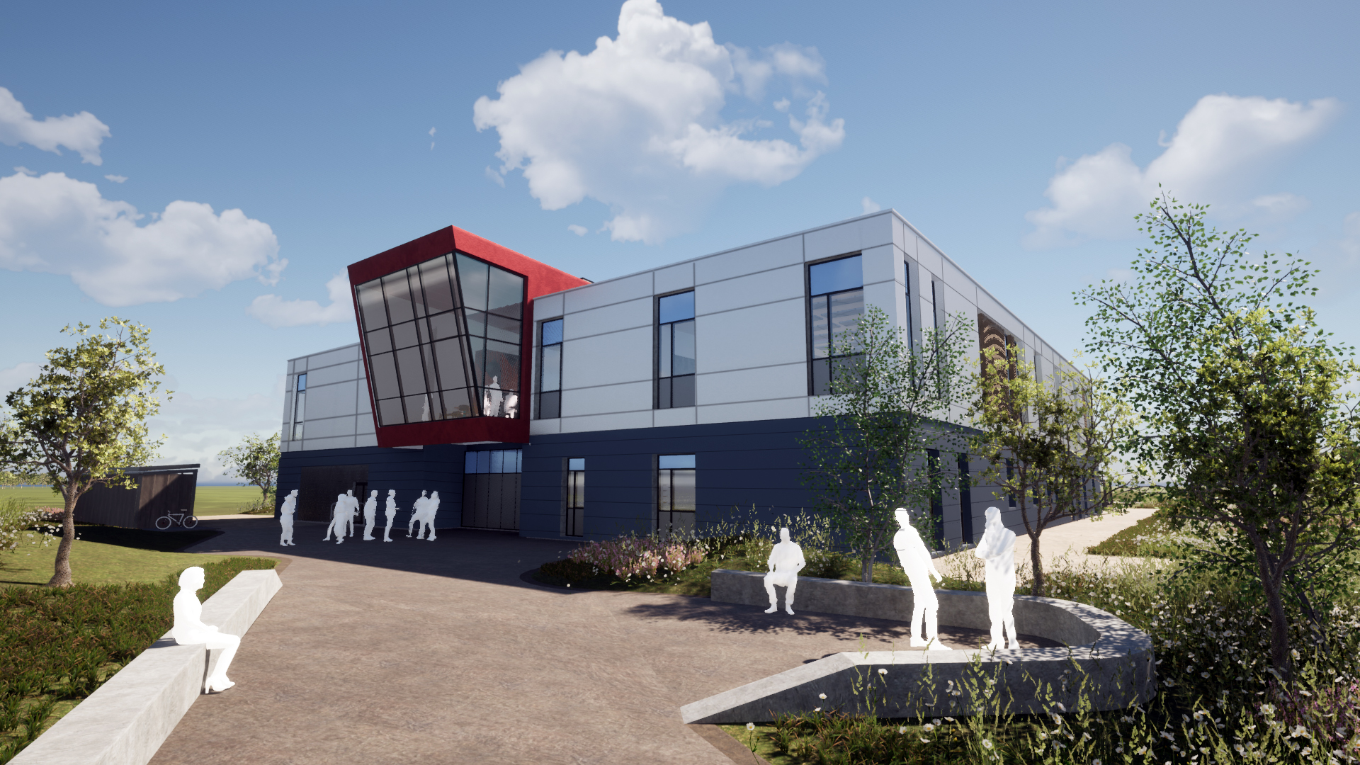 Inverness Campus front view of building 