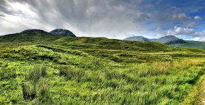 Rannoch Moor in Perth and Kinross. 