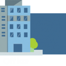office buiding vector image