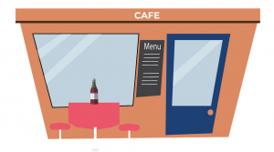 Cafe Front vector image
