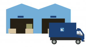 storage unit vector image 