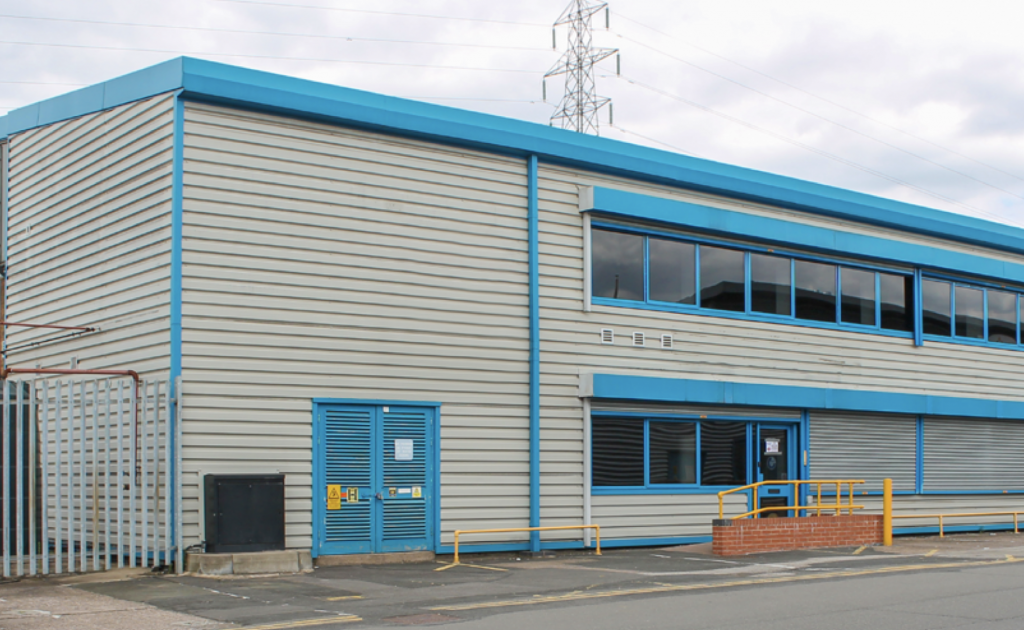 exterior view of industrial unit 