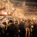 christmas market stalls