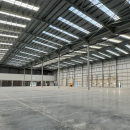 empty interior of a warehouse