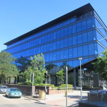 exterior of commercial building