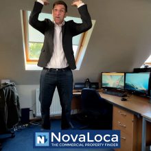 giant man in office