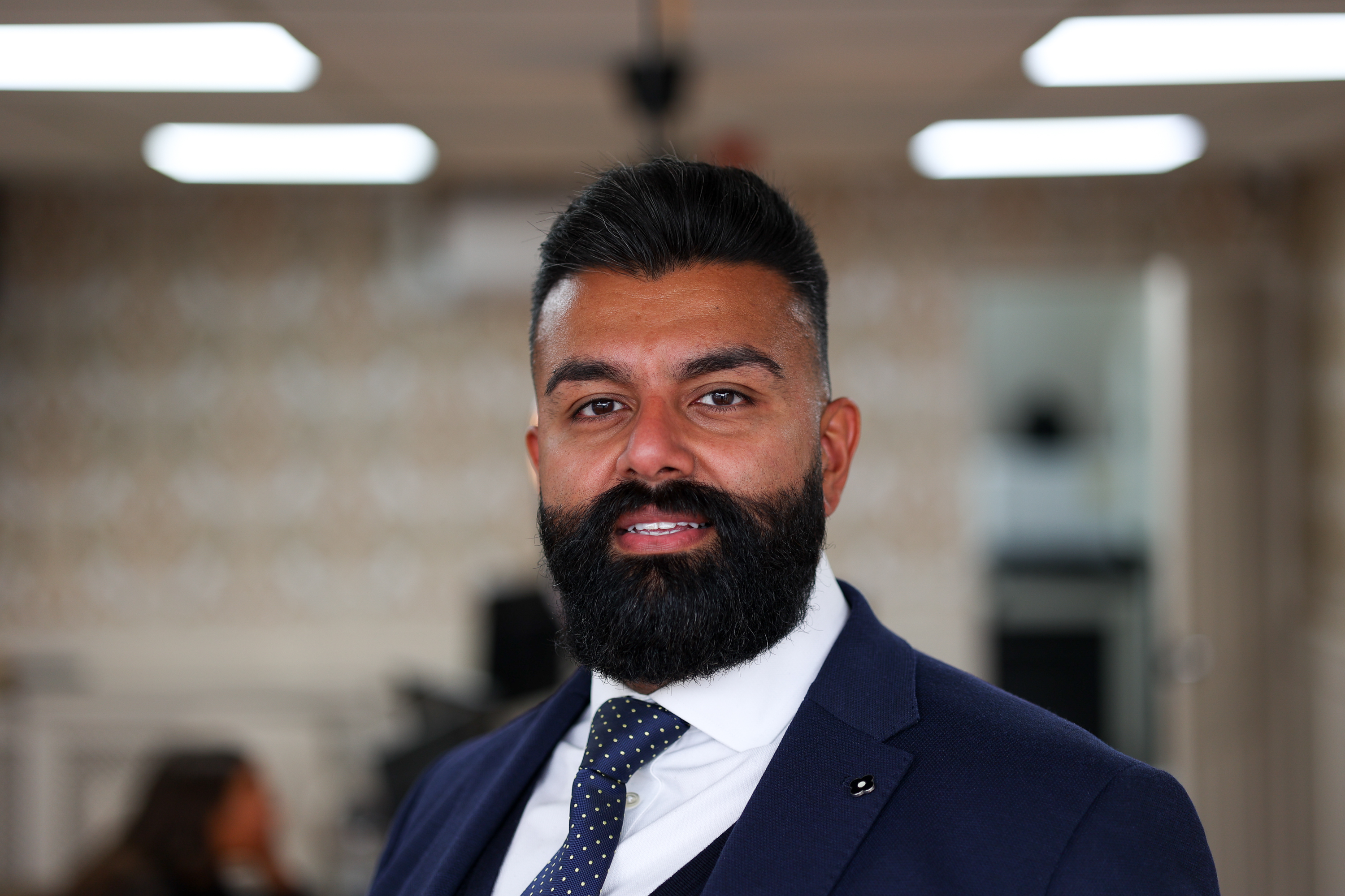 head and shoulders shot of businessman
