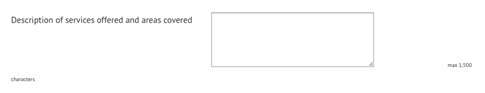 example of description of services 