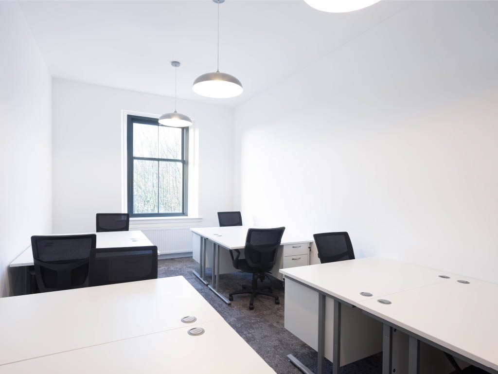 office room with desks