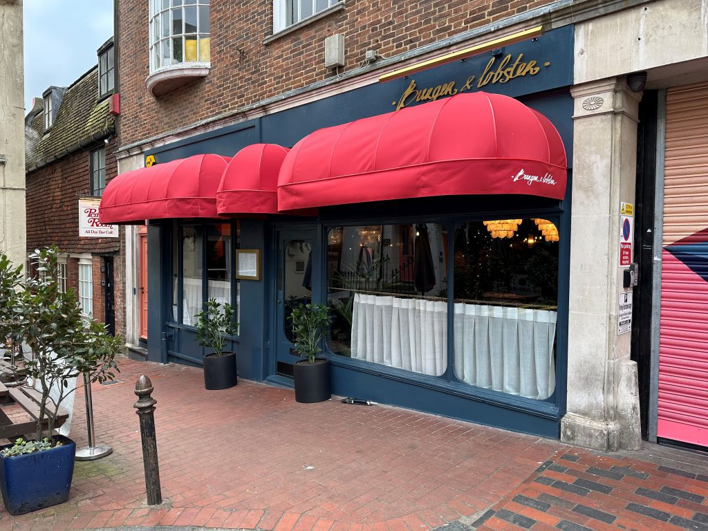 exterior view ground floor restaurant