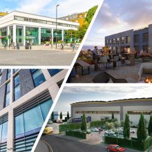 collage of commercial property