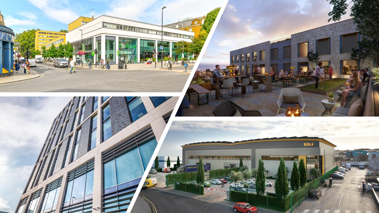 collage of commercial property
