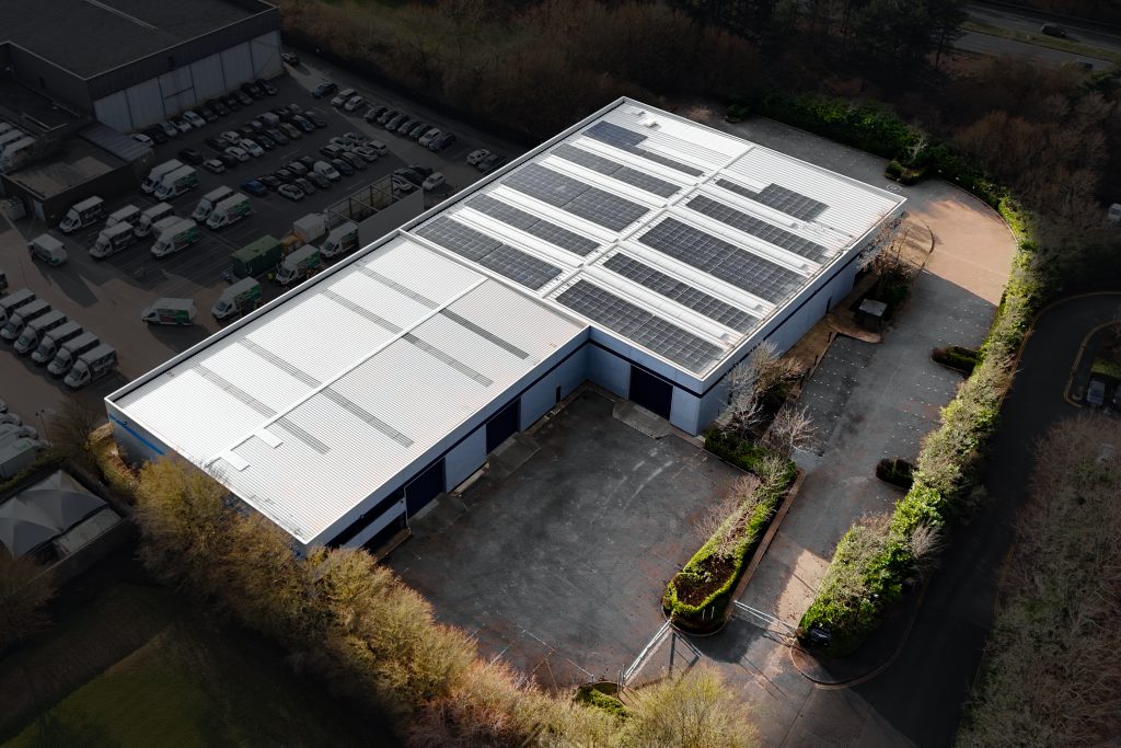 aerial view of Industrial unit
