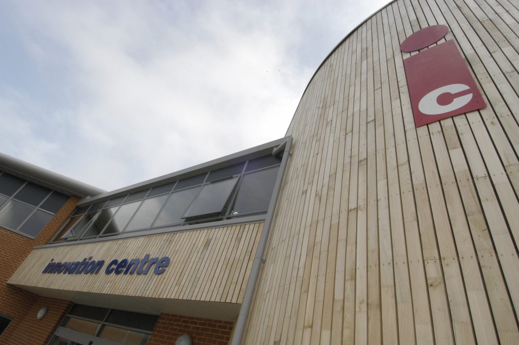 entrance to business centre 