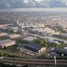 aerial view of Industrial Park