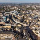 aerial view of city