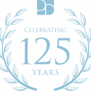 D&D blue logo for 125 years