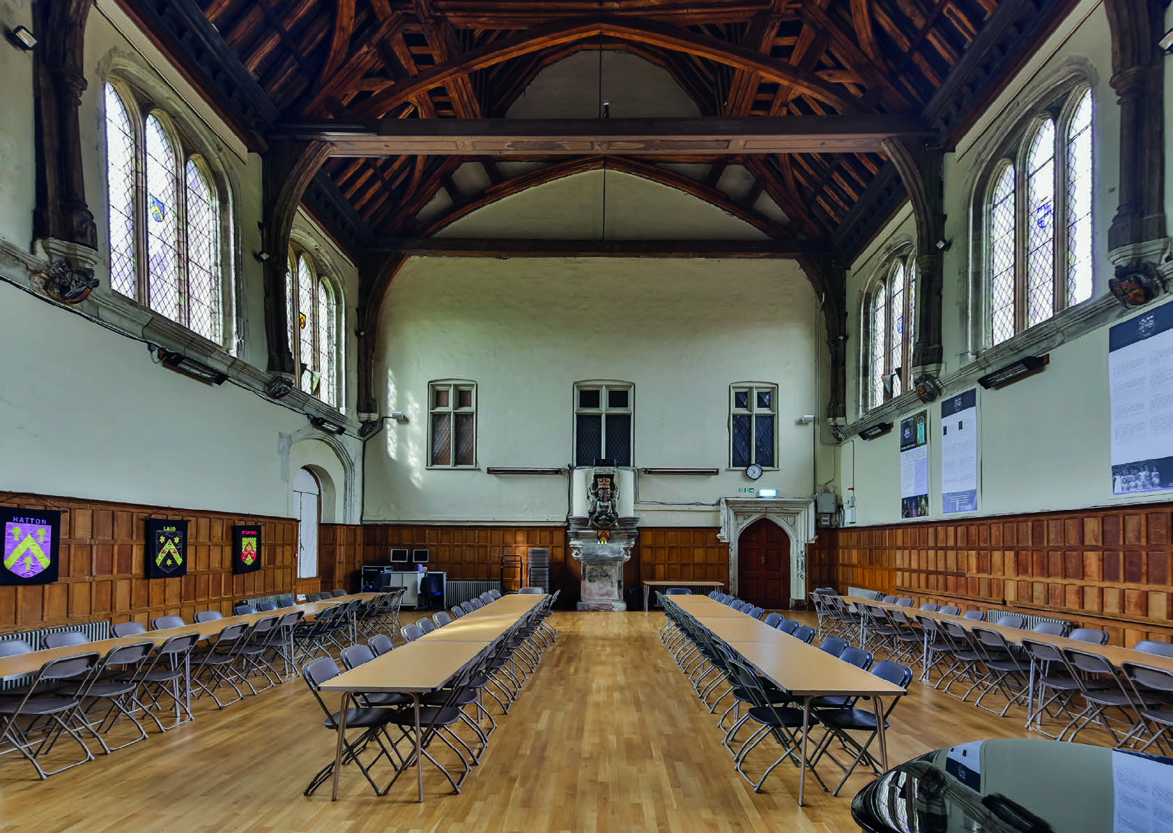 interior school hall 