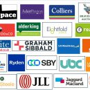 collage of company logos