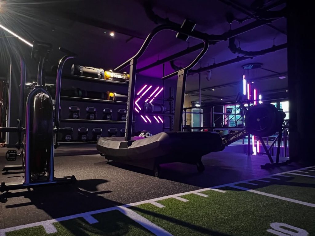 Interior of a gym