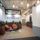 Reception area of office