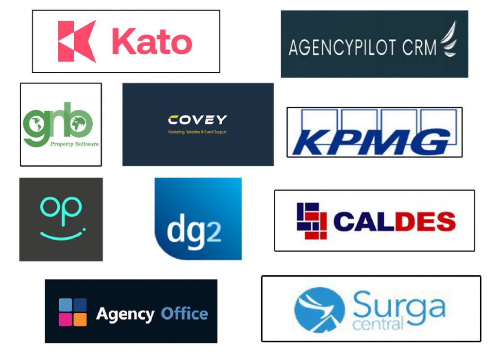 compilation of software developers logos