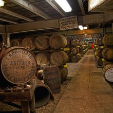 a-room-filled-with-lots-of-wooden-barrels