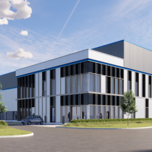 CGI version of a detached industrial unit