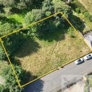 aerial view of plot of land