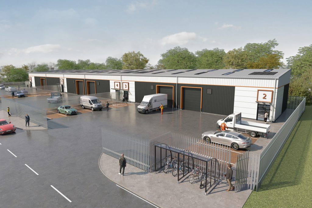 Industrial units cgi image
